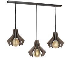 Homemania Lampe Ã suspension W80xd23xh80 cm gris