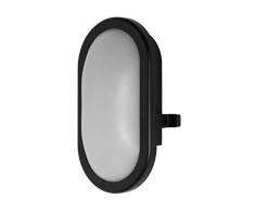 LEDVANCE Endura Bulkhead LED | Applique / Plafonnier | Noir | 11 Watts - 840 Lumens | Blanc Froid 4000K | Etanche IP54