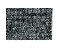 Kela 15644 Plato Set de table PVC/Polyester Noir/Blanc 45 x 30 x 1 cm