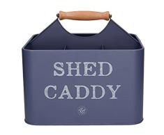Creative Tops Abri de Jardin Caddy, Acier, Bleu, 20Â x 23Â x 26Â cm