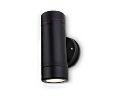 Firstlight Applique murale LED, rÃ©sine Noir