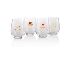 Artland Art61004Â Jolly et lumineux gobelets clair,