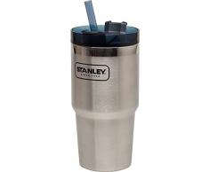 Stanley 10-02662-003 GOBELET Isotherme Aventure 0,6L Acier, Inoxydable, Noir, Unique