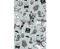 Gillian Kyle Torchon Love Scotland Bleu Clair Taille Unique