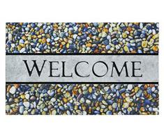 Hamat Multicolore Tapis dentrÃ©e, Paillasson, 45x75, 3191441001