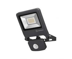 LEDVANCE Endura Flood LED + DÃ©tecteur de Mouvement | Projecteur ExtÃ©rieur | Gris foncÃ© | 20 Watts - 1700 Lumens | Blanc Froid 4000K | Etanche IP44