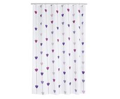 RIDDER Lilia Rideau de Douche, 100% PEVA, Lilas, ca. 180x200 cm