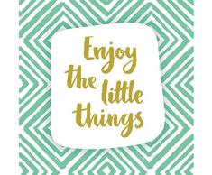 Scenolia Tableau sur Toile Little Things 60 x 60 cm | dÃ©coration Murale Design imprimÃ©e en France