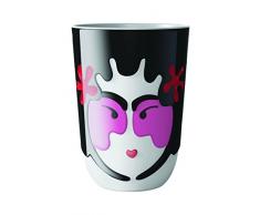 QDO 567495 Tasse Double-paroi Folklore 210ml-Mulan (Chine), Porcelaine, Noir