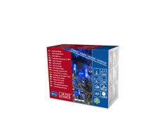 Konstsmide 6004-400 Mini Guirlande 40 LED Bleu Retro Design + CÃ¢ble Vert 24 V