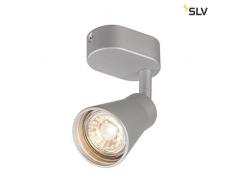 SLV AVO CW Single Applique murale dintérieur et de plafond Argenté QPAR51 max. Ampoule 50 W en métal Gris