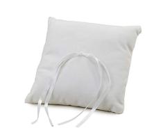 Mopec A392 Coussin pour alliances en Velours, Ivoire, 20 x 20 cm, Textile, Multicolore