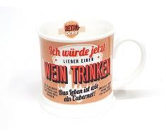 H&H 195000018 Tasse, Porcelaine, Mehrfarbig, 12 x 8,7 x 8,7 cm