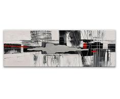 Arte Dal Mondo Peintures DÃ©coratif Abstrait Tableau Modern Peint Ã la Main sur Toile avec Chassis, Acrylique, Multicolore, 150 x 3,5 x 50 cm