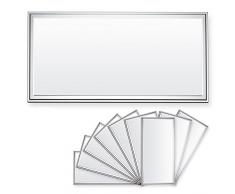 9x LEDVero 30x60 Panneau Ultraslim de LED - 20W, 1600lm, 4500K Plafonnier encastré avec clips de montage et transformateur EMV2016 - blanc neutre