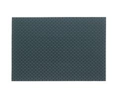 Kela 15641 Plato Set de table PVC/Polyester Gris 45 x 30 x 1 cm