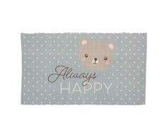Dcasa Ours Tapis Enfant Mural DÃ©coration de Maison Unisexe Adulte, Bleu (Bleu), Unique
