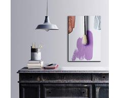 Bonamaison Décoration Murale Impression sur Toile, Dimensions: 50 x 70 Cm - Conçu et fabriqué en Turquie