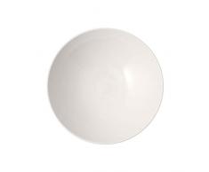 Villeroy & Boch 10-1665-6001 Iconic Bol, Plat Minimaliste pour Salade croquante, Porcelaine Premium, rÃ©sistant au Lave-Vaisselle, Blanc, 1Â l