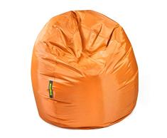 Pushbag Pouf, Polyester, Orange, 70 x 70 cm