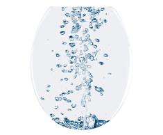 Wenko 22273100 Abattant WC Soda, Plastique, Multicolore, 38,5x5x46,6 cm