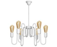 Homemania Lampe Ã suspension W53xd53xh61 cm Blanc