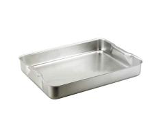 Zodiaque Plat à rôtir en Aluminium, Argent, 13.4 Litre