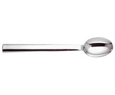 Alessi JH01 / 1 Rundes Modell Ensemble de 6 cuillères de table en acier inoxydable 18/10, finition polie