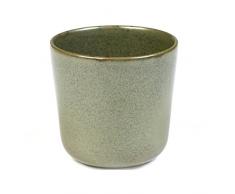 SERAX B5116217A Surface Service à Café Poisson Vert