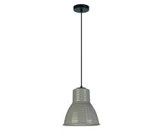 ineslam Lampe dÃ©corative Suspension E27, 60Â W, gris, 20Â x 22Â cm