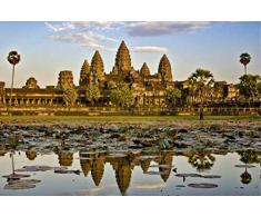 Scenolia Tableau décoratif Grand Format sur Toile Angkor 90 x 60 cm | Impression Haute qualité