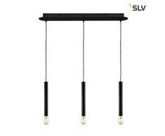 SLV FITU PD, Suspension intérieure, E27, Noir, Max. 60W Lampe Aluminium 0W