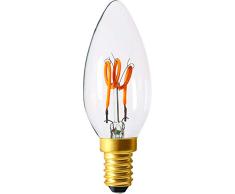 Girard Sudron 716646-LED Ampoule Bougie Ã Filament Boucle 35 mm E14 Petit culot Ã vis Edison Blanc Chaud 120 lm 3 W
