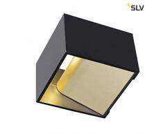 SLV Logs in Applique murale, aluminium, noir