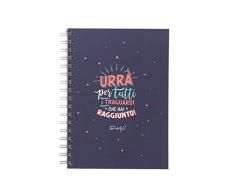 Mr Wonderful Cahier A5 pour Tous Les objectifs Que Vous Avez atteints, Multicolore, Unique