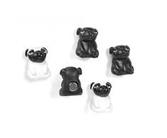 TrendformÂ âÂ Bloc Populaire Forme Bureau Magnets-10.73Â (lot daccessoires de Maison), Assorties, 9Â x 10Â x 2.2Â cm