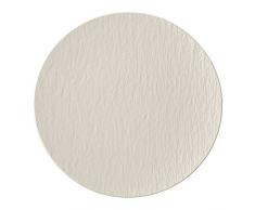 Villeroy & Boch Manufacture Rock Blanc Assiette gourmet, 31,7 cm, Porcelaine Premium, Blanc