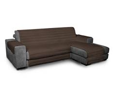 Trendy Waterproof housse de canapé Double-face avec chaiselongue, Marron, 290cm