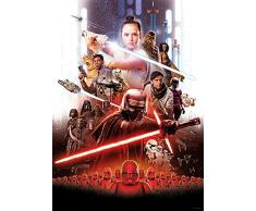 Komar WB175-50x70 Tableau Mural, Star Wars Affiche du Film Rey, 50cm x 70cm
