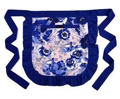 Ragged Rose Tilly Tablier en Coton Bleu Taille M