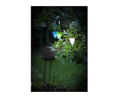 Galix G14-VERT Lampion Solaire, Plastique, Vert