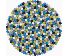 myfelt Fritz Feutre Boule de Coussin pour Chaise de/Rond Laine Vierge, Multicolore, Ã 36Â cm