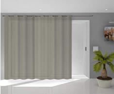 Soleil docre Noemie Voilage, Voile, Polyester, Ecru, 280 x 250 cm