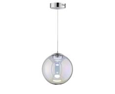 WOFI Lampe dintÃ©rieur, salle de sÃ©jour, suspension, lampe suspendue, lampe lumineuse, chrome, intensitÃ© variable, moderne, verre 8,5 W
