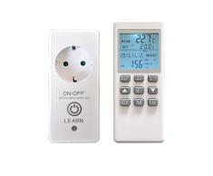 VIESTA TH15 Thermostat sans Fil + Commande Ã Distance pour Le Chauffage Infrarouge, Chauffage Ã©lectrique et plaques chauffantes en Verre, fiche thermostatique Ã LED