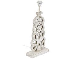 Better & Best 0053592Â âÂ lampe de table avec design de branches avec Base rectangulaire, couleur crÃ¨me