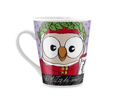 Studio Egan pml21gu/1DA Tasse en Porcelaine Motif Dante Multicolore