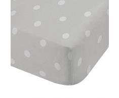 Catherine Lansfield Canterbury Drap-Housse en Coton pour lit de 90 cm, Lilas 90 x 200 cm