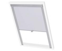 vidaXL 131280 Store occultant en Tissu pour Store occultant Velux C04 Blanc Taille Unique