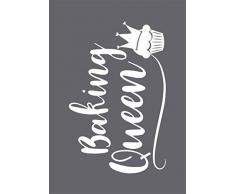 Rayher 45121000 Pochoir Baking Queen A5, + 1 spatule